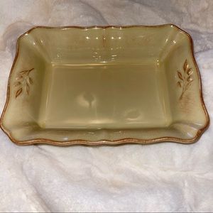 Medium rectangular server cream fall color great condition